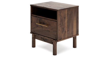 Calverson Mocha Nightstand from Ashley Furniture - Luna Furniture