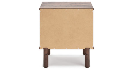 Calverson Mocha Nightstand from Ashley Furniture - Luna Furniture
