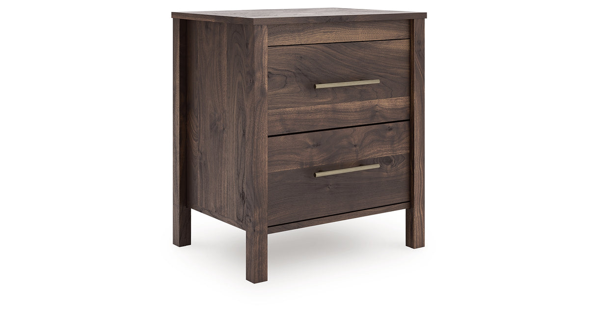 Calverson Mocha Nightstand from Ashley Furniture - Luna Furniture