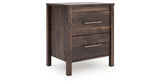 Calverson Mocha Nightstand from Ashley Furniture - Luna Furniture