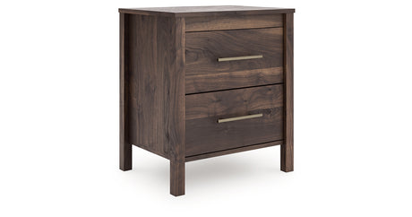 Calverson Mocha Nightstand from Ashley - Luna Furniture