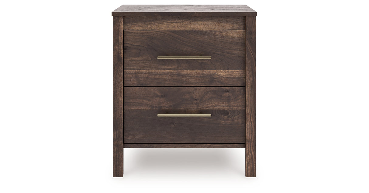 Calverson Mocha Nightstand from Ashley Furniture - Luna Furniture