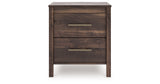 Calverson Mocha Nightstand from Ashley Furniture - Luna Furniture