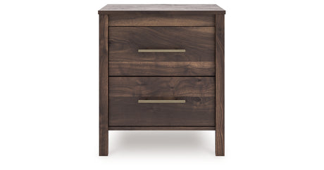 Calverson Mocha Nightstand from Ashley - Luna Furniture