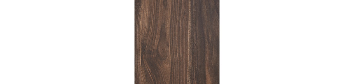 Calverson Queen Platform Bed with 2 Nightstands in Mocha from Ashley - Luna Furniture