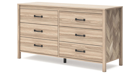 Battelle Tan Dresser from Ashley - Luna Furniture
