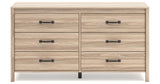 Battelle Tan Dresser from Ashley - Luna Furniture