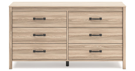Battelle Tan Dresser from Ashley - Luna Furniture