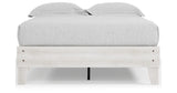 Shawburn Full Platform Bed with Dresser in Whitewash from Ashley Furniture - Luna Furniture