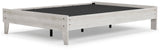 Shawburn Whitewash Full Platform Base Bed from Ashley Furniture - Luna Furniture