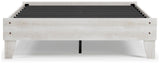 Shawburn Whitewash Full Platform Base Bed from Ashley Furniture - Luna Furniture