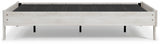 Shawburn Whitewash Full Platform Base Bed from Ashley Furniture - Luna Furniture