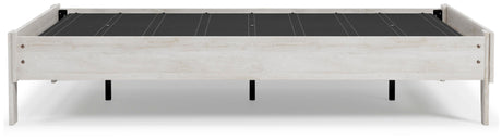 Shawburn Whitewash Full Platform Base Bed from Ashley Furniture - Luna Furniture