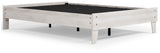 Shawburn Whitewash Full Platform Base Bed from Ashley Furniture - Luna Furniture