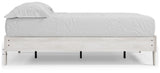 Shawburn Whitewash Full Platform Base Bed from Ashley Furniture - Luna Furniture