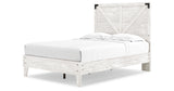 Shawburn White Crossbuck Full Platform Bed from Ashley Furniture - Luna Furniture