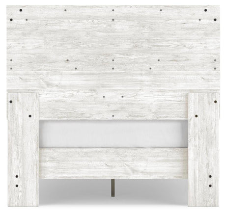 Shawburn White Crossbuck Full Platform Bed from Ashley Furniture - Luna Furniture