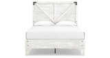 Shawburn White/Brown Full Panel Bed with Chest from Ashley - Luna Furniture