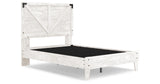 Shawburn White Crossbuck Full Platform Bed from Ashley Furniture - Luna Furniture