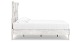 Shawburn Full Platform Bed with Dresser and 2 Nightstands in White/Dark Charcoal Gray from Ashley Furniture - Luna Furniture