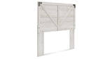 Shawburn Full Panel Headboard with Dresser and Chest in Whitewash from Ashley - Luna Furniture