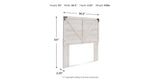 Shawburn Full Panel Headboard with Dresser and Chest in Whitewash from Ashley - Luna Furniture