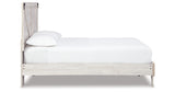 Shawburn Queen Platform Bed with Dresser and Chest in White/Dark Charcoal Gray from Ashley Furniture - Luna Furniture