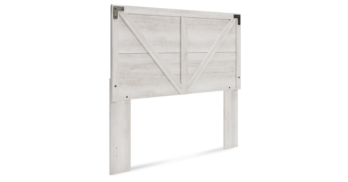 Shawburn Queen Panel Headboard with Dresser, Chest and Nightstand in Whitewash from Ashley - Luna Furniture