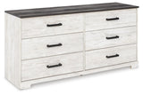 Shawburn Dresser and 2 Nightstands from Ashley - Luna Furniture