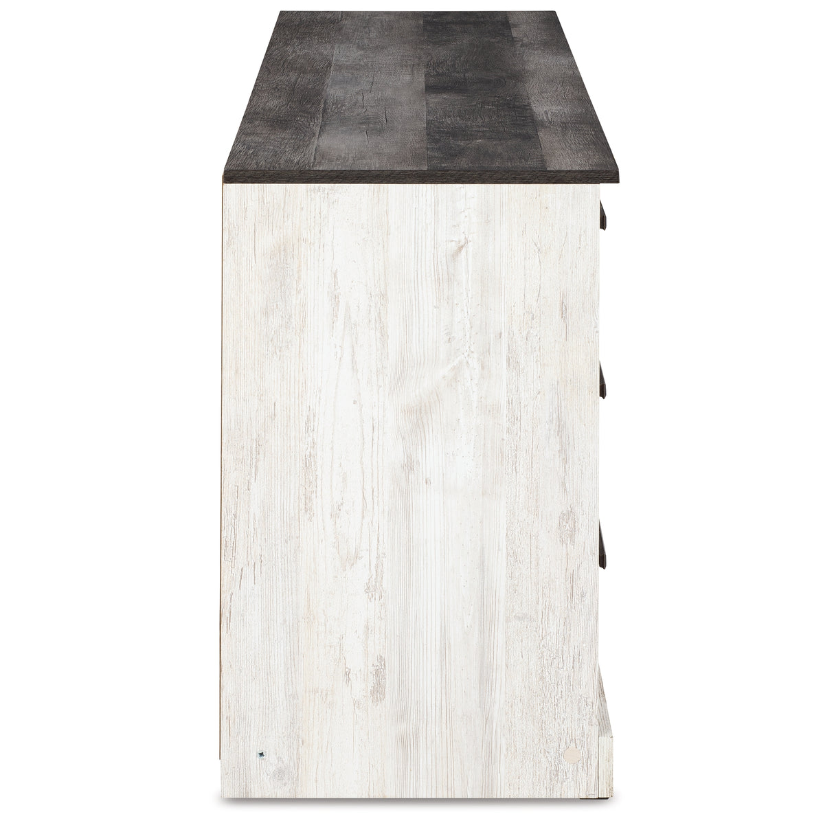 Shawburn Full Platform Bed with Dresser in Whitewash from Ashley Furniture - Luna Furniture