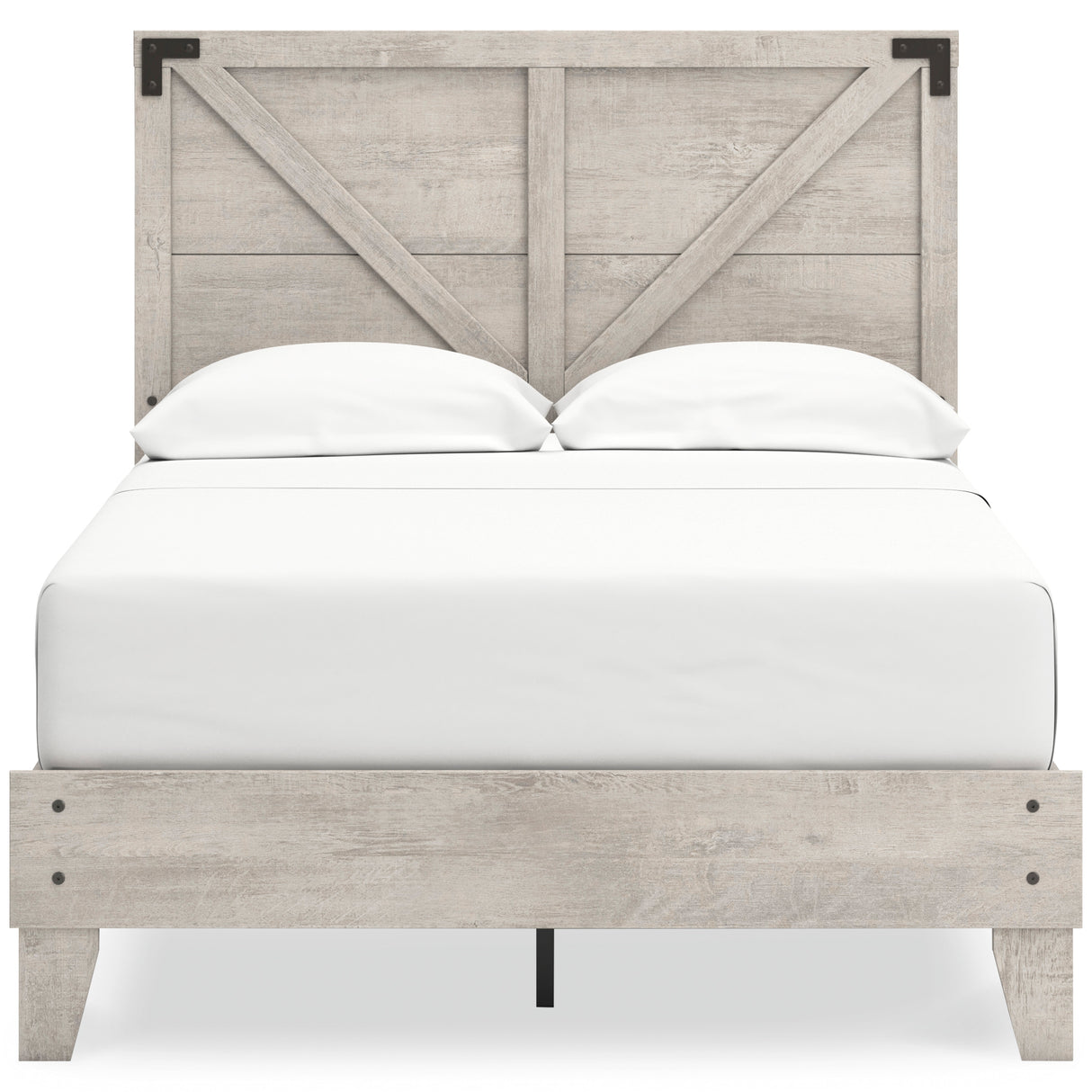 Shawburn Whitewash Crossbuck Youth Platform Bedroom Set from Ashley - Luna Furniture