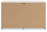 Shawburn Queen Platform Bed with Dresser and 2 Nightstands in Whitewash from Ashley - Luna Furniture