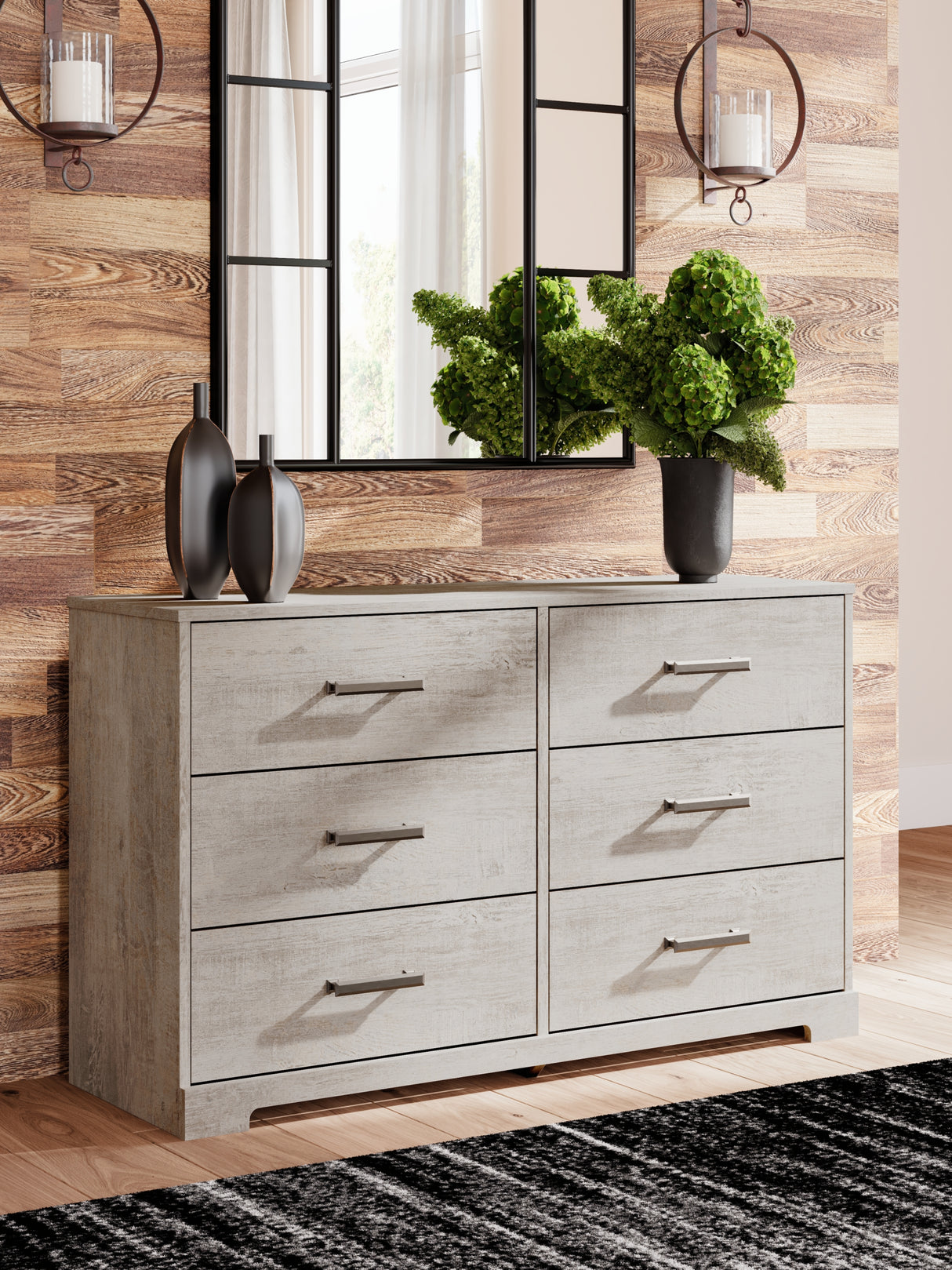 Shawburn Whitewash Dresser from Ashley Furniture - Luna Furniture