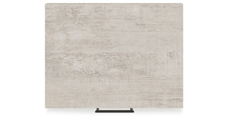 Shawburn Queen Crossbuck Panel Headboard with Dresser and Nightstand in Whitewash from Ashley - Luna Furniture