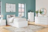 Onita White Youth Storage Platform Bedroom Set with 2 Drawers from Ashley - Luna Furniture