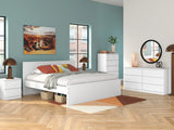 Onita White Panel Platform Bedroom Set from Ashley - Luna Furniture