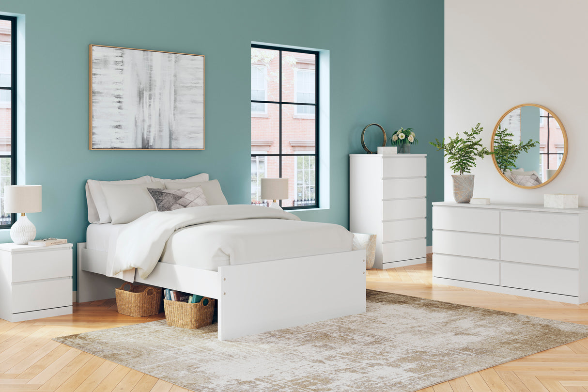 Onita White Youth Platform Base Bedroom Set from Ashley - Luna Furniture