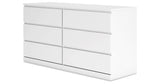 Onita White Dresser from Ashley Furniture - Luna Furniture