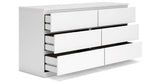 Onita White Dresser from Ashley Furniture - Luna Furniture