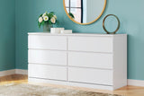 Onita White Youth Storage Platform Bedroom Set with 2 Drawers from Ashley - Luna Furniture