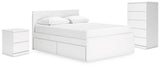 Onita Queen Storage Bed, Chest and Nightstand from Ashley - Luna Furniture