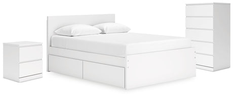 Onita Queen Storage Bed, Chest and Nightstand from Ashley - Luna Furniture