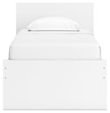 Onita White Twin Storage Platform Bed with 4 Drawers from Ashley Furniture - Luna Furniture
