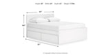 Onita Queen Storage Bed, Chest and Nightstand from Ashley - Luna Furniture