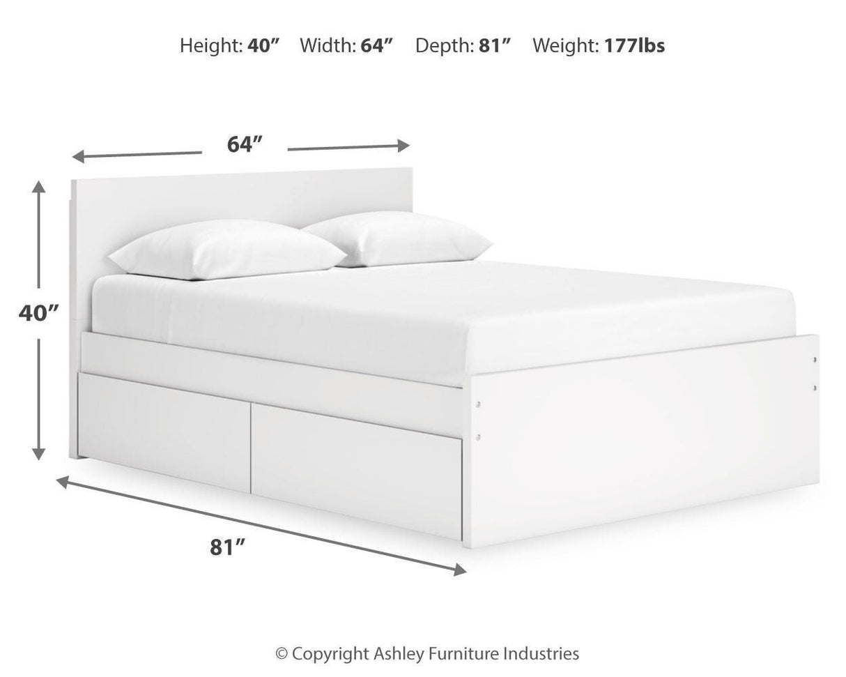Onita Queen Storage Bed, Chest and Nightstand from Ashley - Luna Furniture