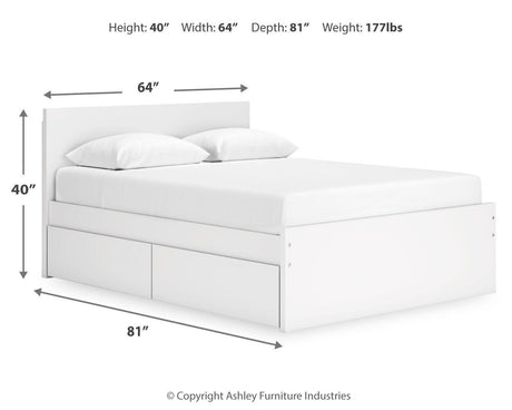 Onita Queen Storage Bed, Chest and Nightstand from Ashley - Luna Furniture