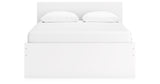 Onita White Queen Storage Platform Bed with 4 Drawers from Ashley Furniture - Luna Furniture