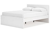 Onita White Queen Platform Bed from Ashley - Luna Furniture