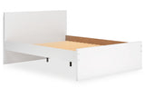 Onita White Queen Platform Bed from Ashley - Luna Furniture