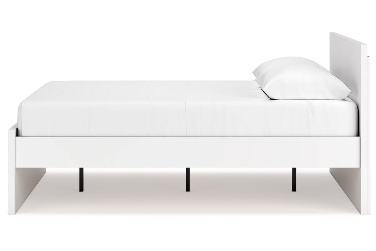 Onita White Queen Platform Bed from Ashley - Luna Furniture
